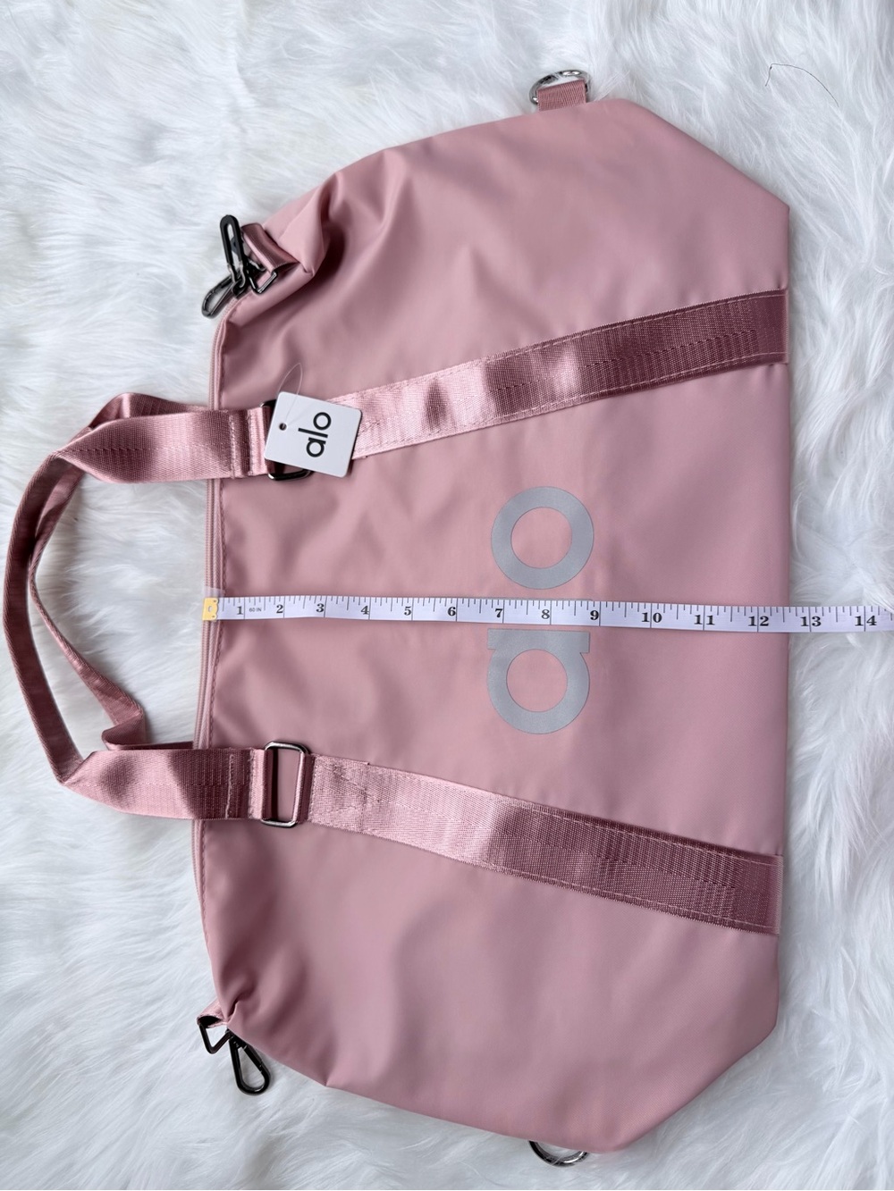 ALO Yoga Blush Pink Travel Duffle Bag - Picture 3 of 5